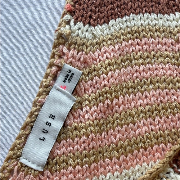 Lush Knit Striped Knit Maxi Dress - Picture 4 of 5